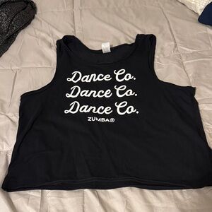Zumba Fitness Black and White Crop Top
